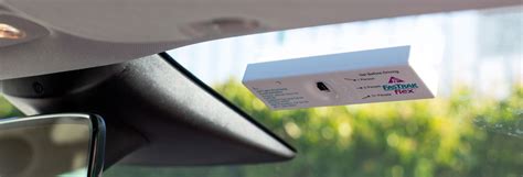 slide rfid tolltag sticker behind black area of windshield|where to put toll tag 2017.